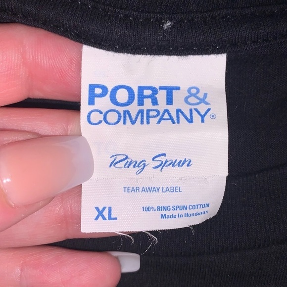 Port and Company Black Short Sleeved Classic Car Print Pullover T-Shirt size XL - Picture 5 of 5